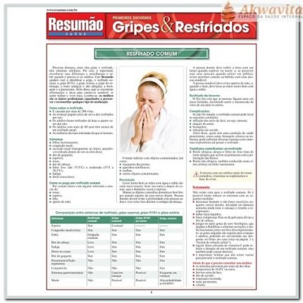 Resumão Sobre Gripes e Resfriados Alergias Pneumonia