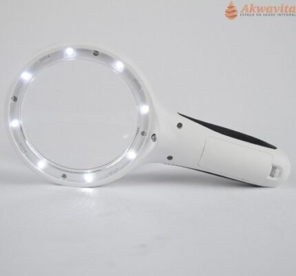 Mini Lupa 90mm LED 8 Branco 1 UV Negro