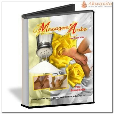 DVD Massagem Árabe Mulheres e Óleos Essênciais-Belezain