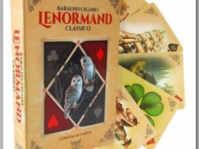 Baralho Cigano tipo Lenormand Clássico 40 Cartas