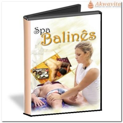 DVD SPA Balinês Aromas Linhas Energéticas do corpo-Belezain