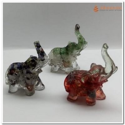 Orgonite faz Limpeza e Proteção Formato Elefantinho