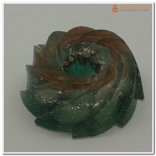 Orgonite faz Limpeza e Proteção Formato Mandala Flor Chakras 55mm