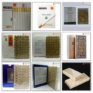 Moxas Especiais Ouro Cigarrete Lã Pino Japonesa Aikurei