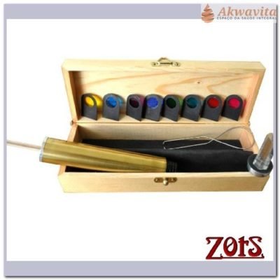 Bastão Cromático Cromoterapia Pilha LED LUXO 2 ptas-Zo7032