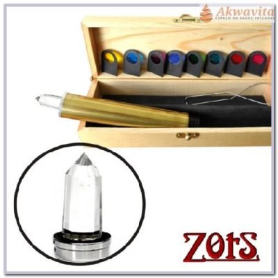 Bastão Cromático Cromoterapia Ponta Vogel Led à Pilha