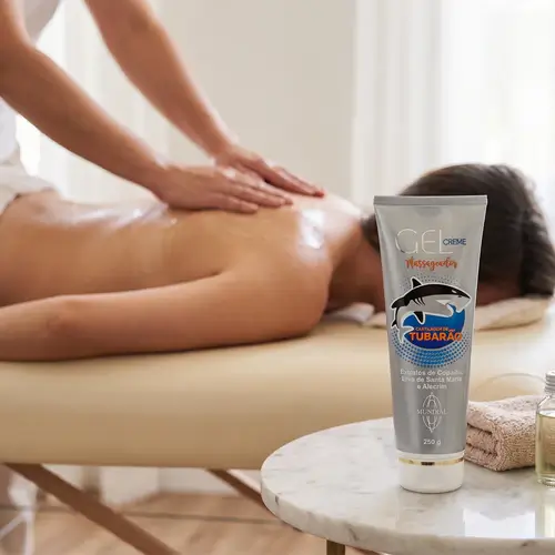 Gel Creme Massageador Cartilagem de Tubarão 250g Mundial