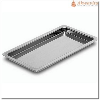 Bandeja Inox para Agulha de Acupuntura 220x120x15mm-Fortinox