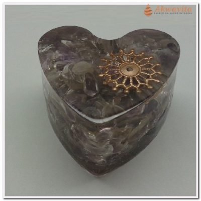 Orgonite faz Limpeza e Proteção Coração Poder Feminino