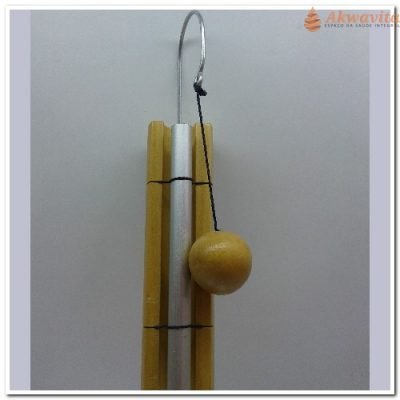 Sino Pin de Porta de Madeira e Alumínio Pequeno