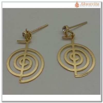 Brinco Cho-ku-rei Dourado de Limpeza e Proteção