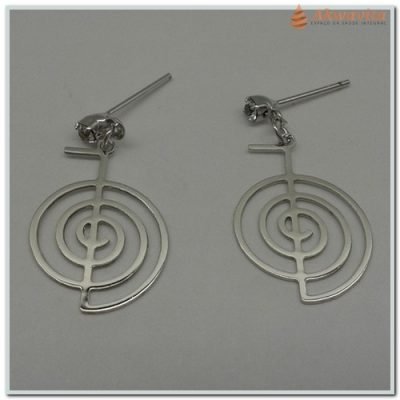 Brinco Cho-ku-rei Prateado de Limpeza e Proteção