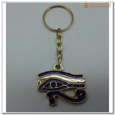 Chaveiro Olho de Hórus em Metal Zamac