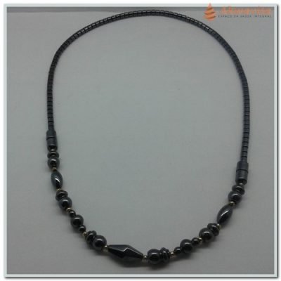 Colar Hematita Três em Um Gargantilha Pulseira Colar Sangue