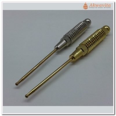 Apalpador Apertador de Pontos com mola dourado ou prateado