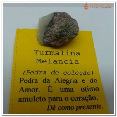 Pedra Turmalina Melancia Amor Compaixão Rolada 1º linha