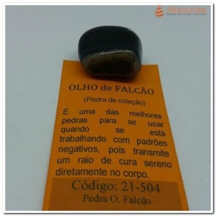 Pedra Olho de Falcão Paz Profunda Rolada 1º linha