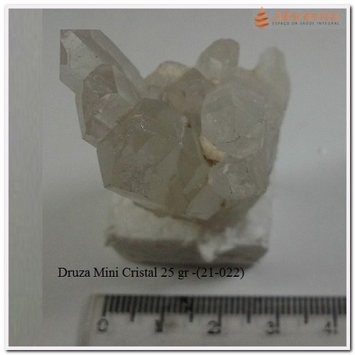 Pedra Drusa Cristal Compartilha Espaços Mini 25gr