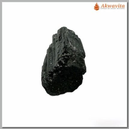 Pedra Turmalina Negra Bruta anti Magia Negra 60a75g