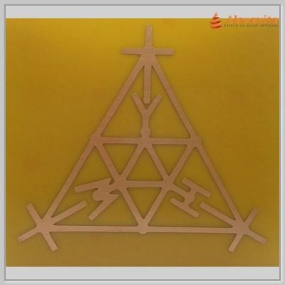 André Phillipe Scap Gráfico Radiônico Cobre fenolite 1x1cm