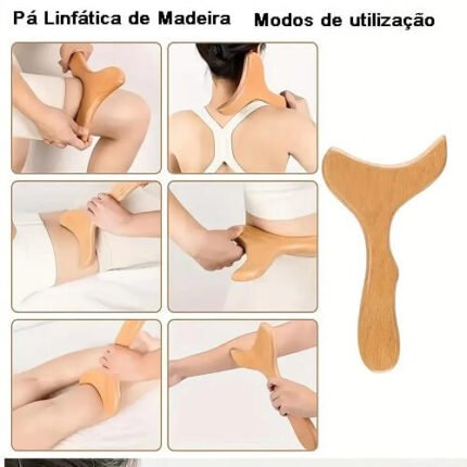 Pantala de Madeira Massagem Modeladora e Redutora P