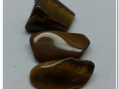 Pedra Olho de Tigre Coragem Cura Proteção Rolada 20mm