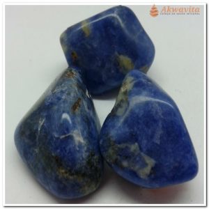 Pedra Sodalita Azul Ativa Pensamento Lógico Rolada G