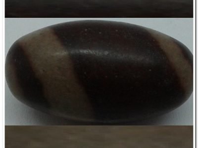 Pedra Shiva Lingam Vitalidade com Energia Prânica Rolada 1-2cm