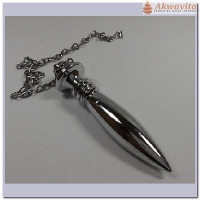 Pêndulo de Metal Prateado Karnack Sensibilidade