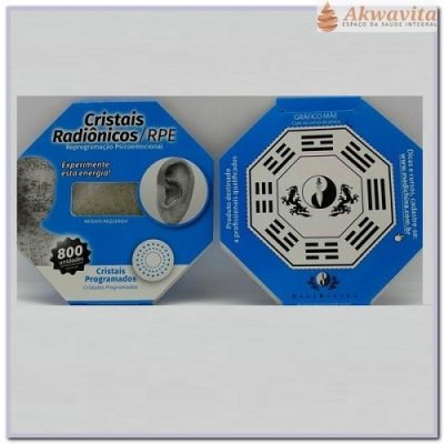 Cristais Radiônicos Para Acup. Auricular 800 UN- Raul Breves