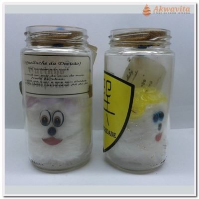 Compota de Afeto Vidro Carinhas de Fibras Prosperidade- Lj