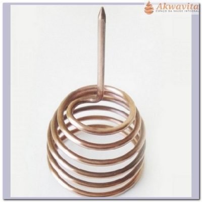 Espiral de Cobre Antena Filtro de Energias Negativas 6cm