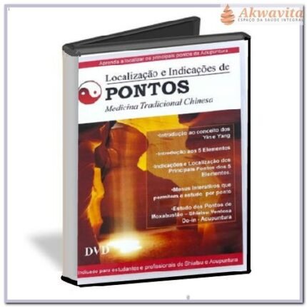 DVD Pontos da Acupuntura Localização Indicação de Pontos