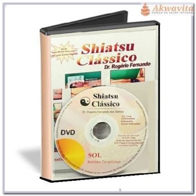 DVD Téc. Shiatsu Clássico Alongamentos Pressões-S Instituto