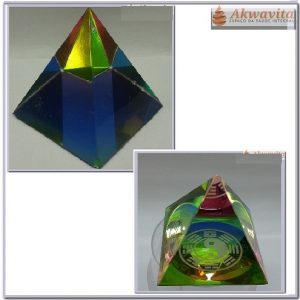Pirâmide Vidro Color Transparente Modelos Tamanhos Diversos