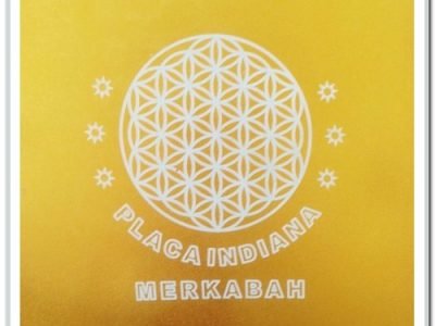 Placaindiana Merkabah Geometria Sagrada Luz 5cm-HedCantelli