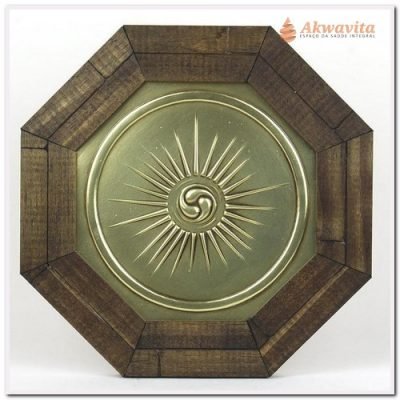 Quadro Aplique em Cobre Alto Relevo Energia Vital