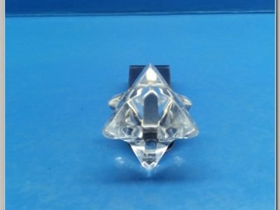 Pingente Merkabah Cristal Geometria Sagrada 13mm