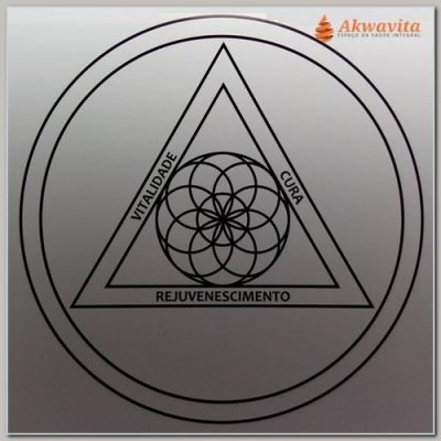 Revitalizador dos Chakras Gráfico Radiônico de PVC 17cm