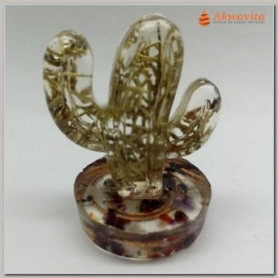 Orgonite Fitoenergética Modelo Cactos Alecrim