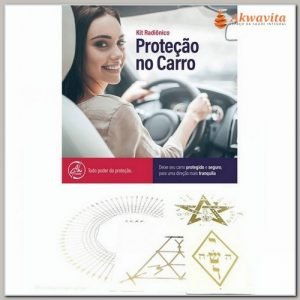 Kit de Placas Radiônicas Para Proteção no Carro