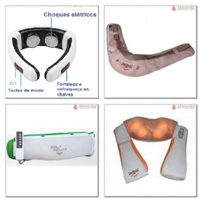 Massageadores Elétricos Conforto do Pescoço e Emagrecimento