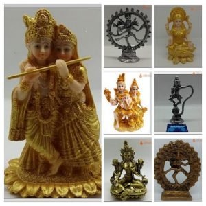 Deuses Família de Ganesh Shiva Parvati Krishna