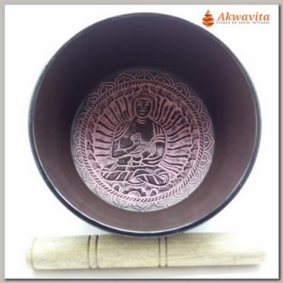 Tigela Tibetana Cuenco Sons Divinos para Meditação- B.Esot
