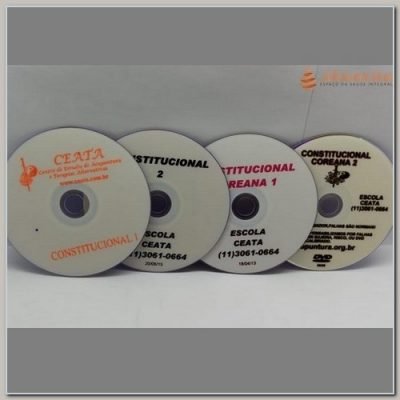Curso em DVD de Constitucional e Escola Coreana 4UN- Ceata