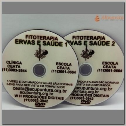 Curso em DVD Fitoterapia Brasileira Ervas e Saúde IeII