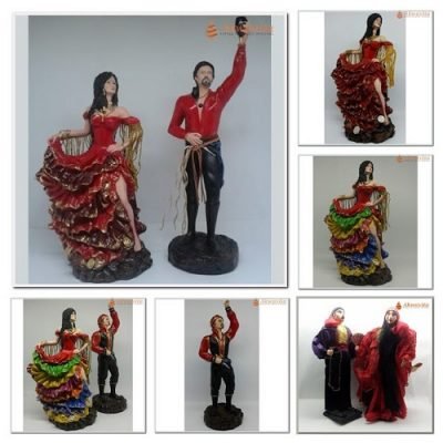 Estátua de Orixá em Resina Ciganos Magia 26cmM- B.Esot