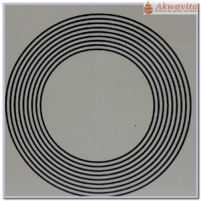 Adesivo Nove Círculos Proteção Arcanjos 8 cm 4UN