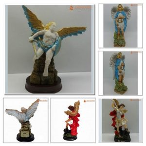 Estátuas do Arcanjo São Miguel Resina tamanhos variados