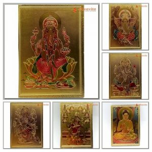 Imãs de Geladeira Deuses Hindus Ganesha Kuanyn e Durga
